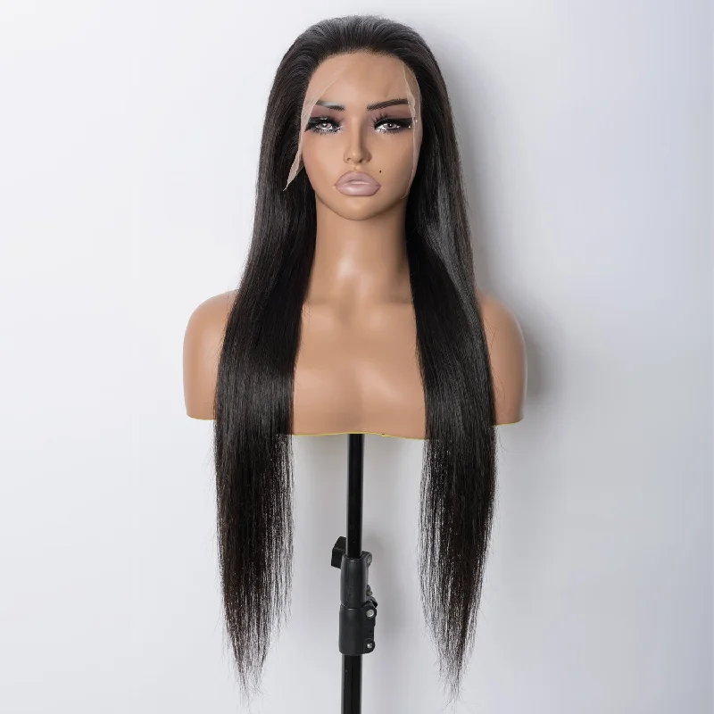 Wig for vivid flair-13x6 Straight Frontal Undetectable HD Lace Wig 180% Density