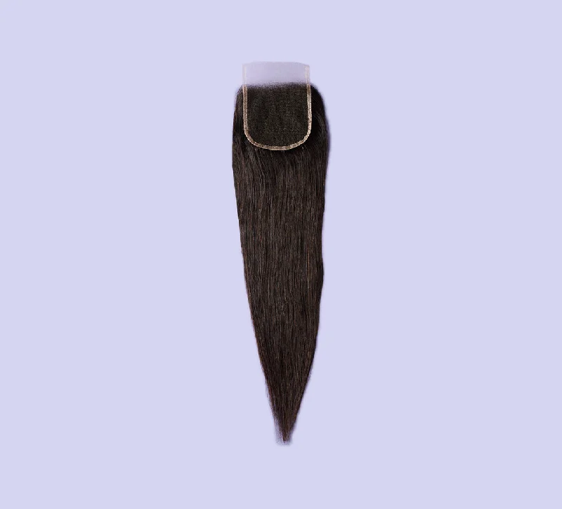 Wig for lush flair-Peruvian Straight 4x4 HD Lace Closures