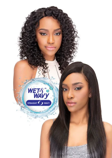 Wig for bold vibe-AQUA TRESS DEEP WAVE (WET & WAVY) 3PCS (NATURAL)