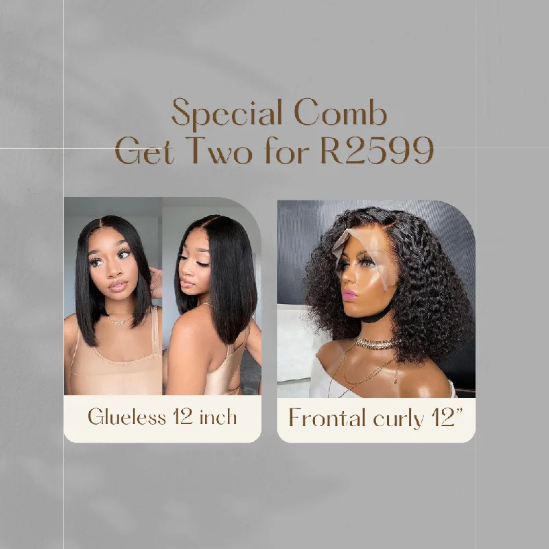 Lace wig for sunny weather-Two Wigs For Sale R2599