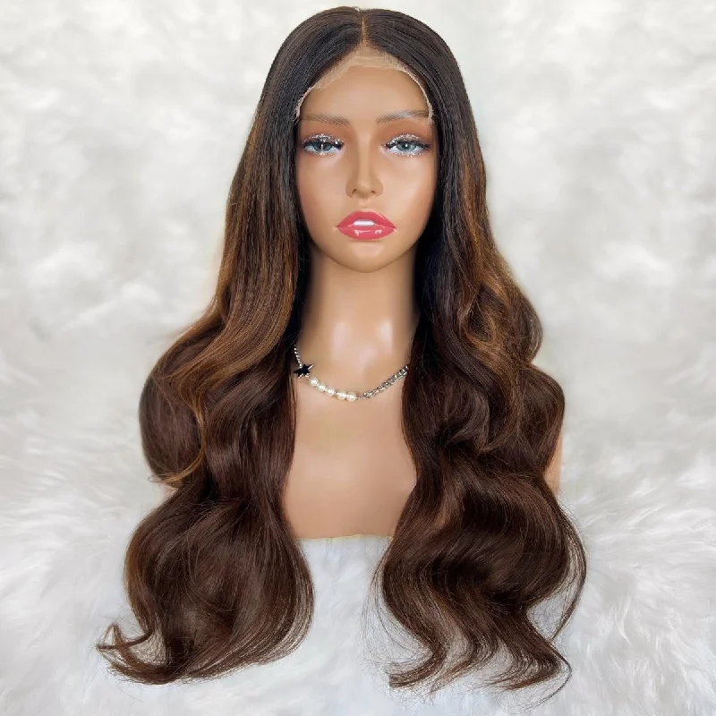 Curly wig for mild weather-Celine Glueless 5x5 HD Closure Wig