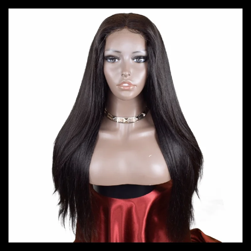 Wig for gentle vibe-Customised Silk Top Silky Straight Wig