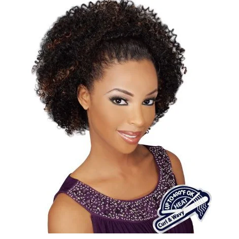 Wig for luxe volume-EVE HAIR CASABLANCA DRAWSTRING PONYTAIL FHP-308