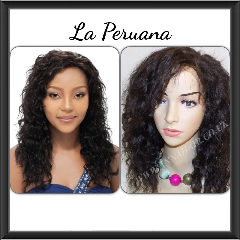 Curly wig for mild texture-La Peruana Unit