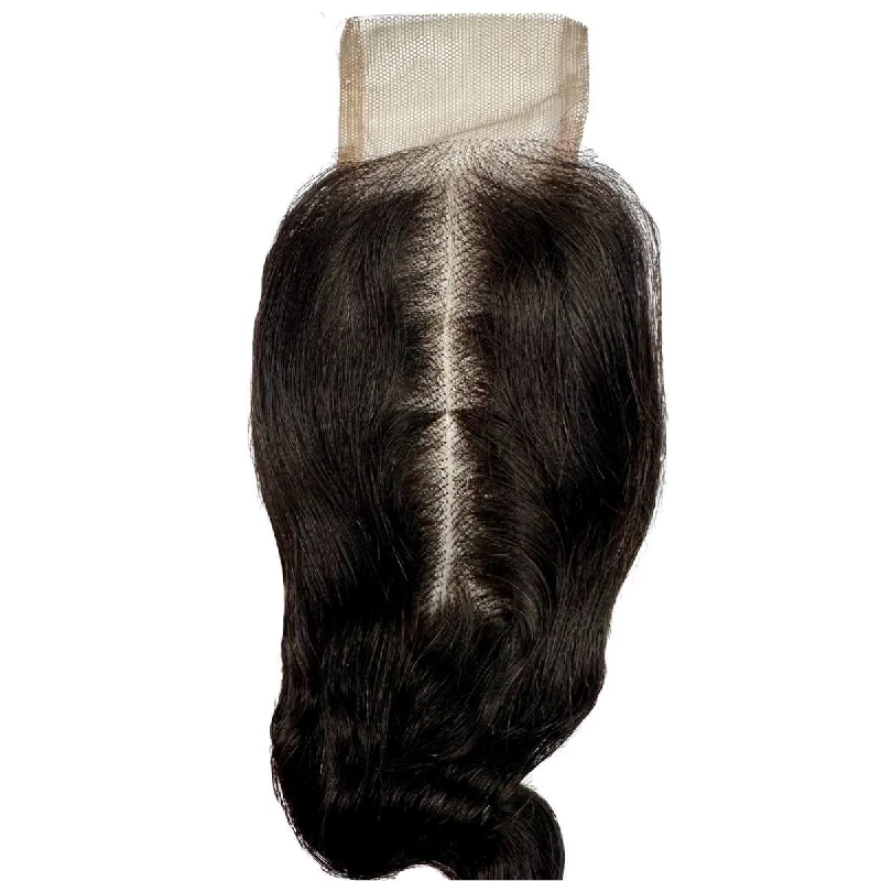 Wig for vivid volume-Brazilian Loose Wave 2x6 Transparent Closure