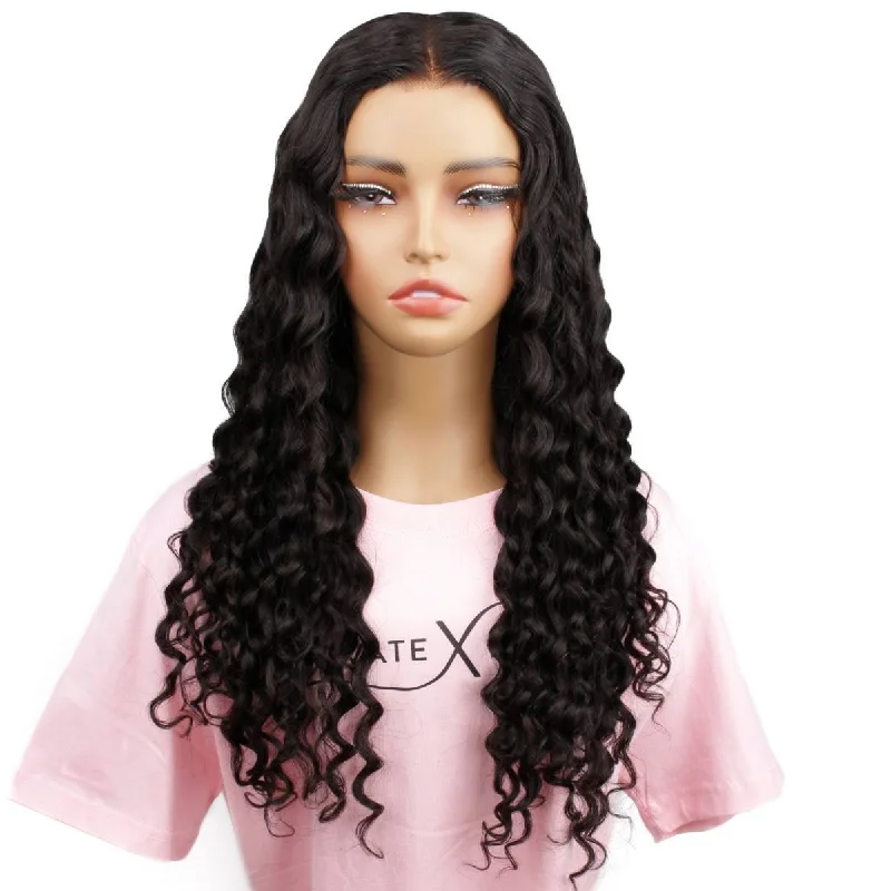 Wig for vivid texture-Messy Curl HD 2x6 Closure Glueless Wig