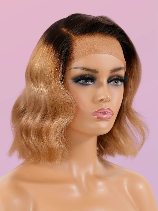 Long straight wig with soft curls-Sarah Lace Front Wig