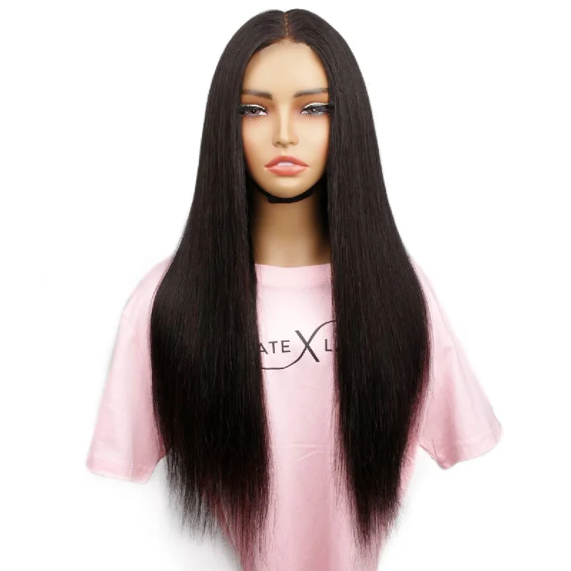 Wig for radiant texture-Straight HD 2x6 Closure Glueless Wig