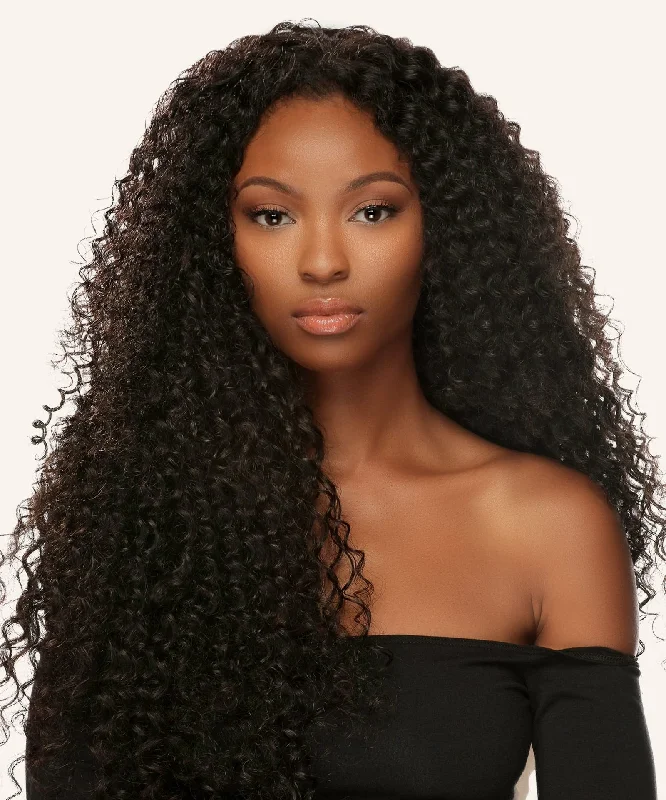 Wig for vivid flair-Tight Curly Lace Front Wig