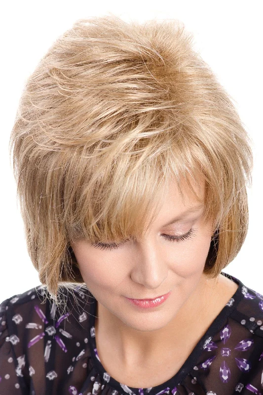 Long blonde wig with dramatic shine-Tony of Beverly Additions - Shaper