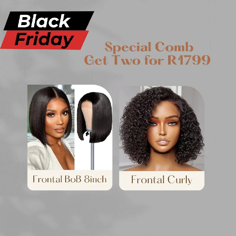 Synthetic wig for mild days-Special Offer Two Wigs R1799