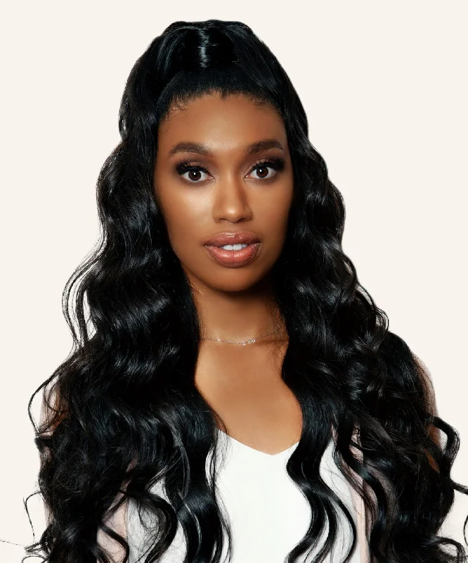 Wig for lush shine-Wavy Lace Front Wig