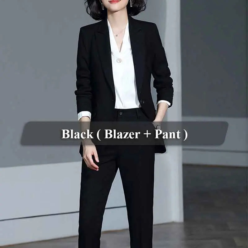 Black Blazer Pant