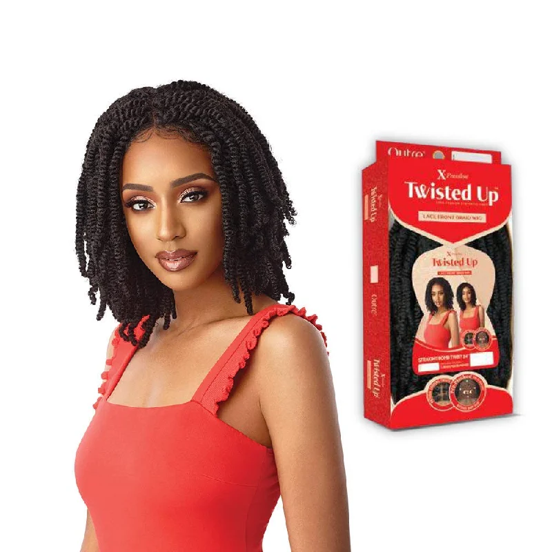 Wig for plush vibe-XPRESSION TWISTED UP STRAIGHT BOMB TWIST 14