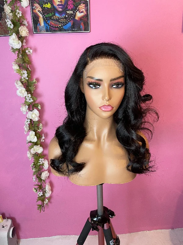 Wig for gentle vibe-“Yandy Unit”: 16” 5x5 HD Raw Hair Lace Closure Wig