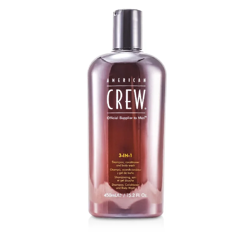 American Crew Men 3-IN-1 Shampoo, Conditioner & Body Wash  450ml/15.2oz