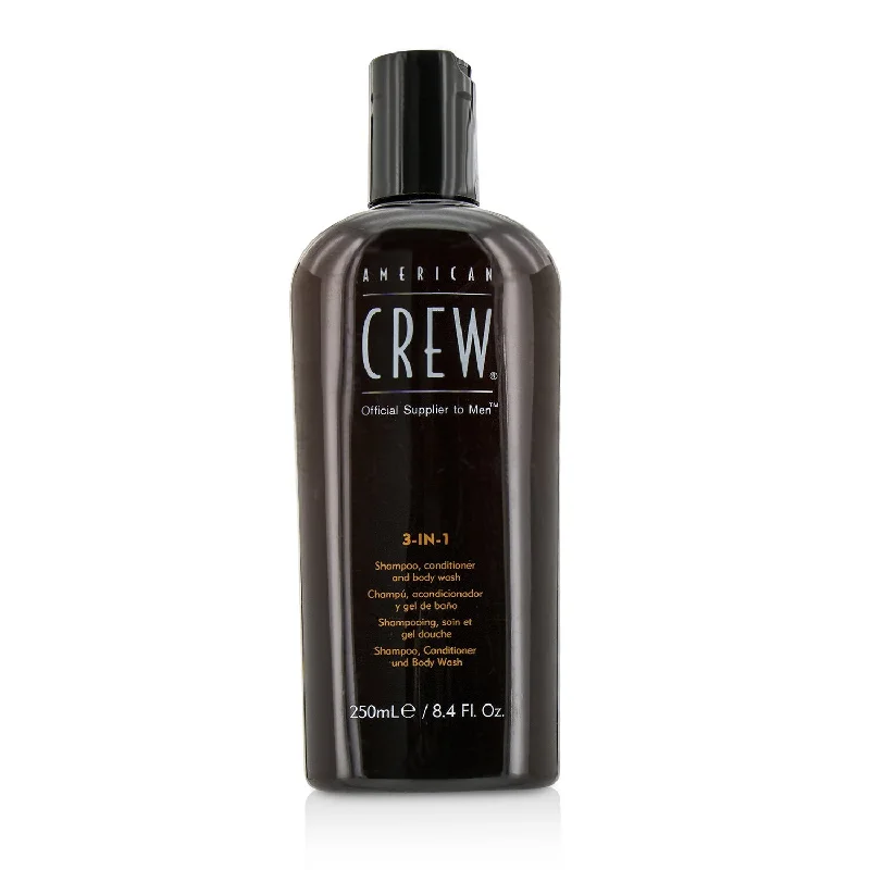 American Crew Men 3-IN-1 Shampoo, Conditioner & Body Wash  250ml/8.4oz