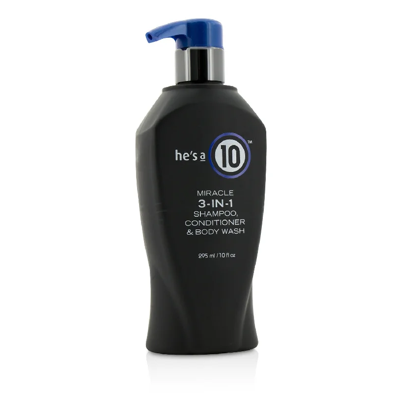 It's A 10 He's A 10 Miracle 3-In-1 Shampoo, Conditioner & Body Wash  295ml/10oz