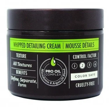 How to repair oily loose kinky hair-Macadamia Whipped Detailing Cream 2 oz