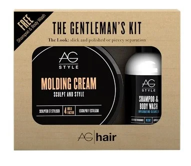 Best hair care for hair robustness-AG Hair The Gentlemans Kit Molding Cream Duo