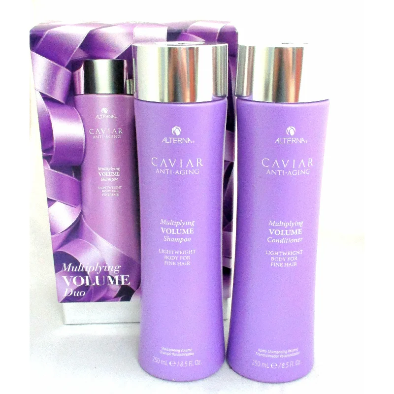 Alterna Caviar Anti Aging Multiplying Volume Shampoo and Conditioner 8.5 oz Duo