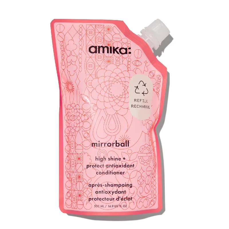 Hair care products with blueberry-Amika Mirrorball Conditioner Refill - 16.9oz