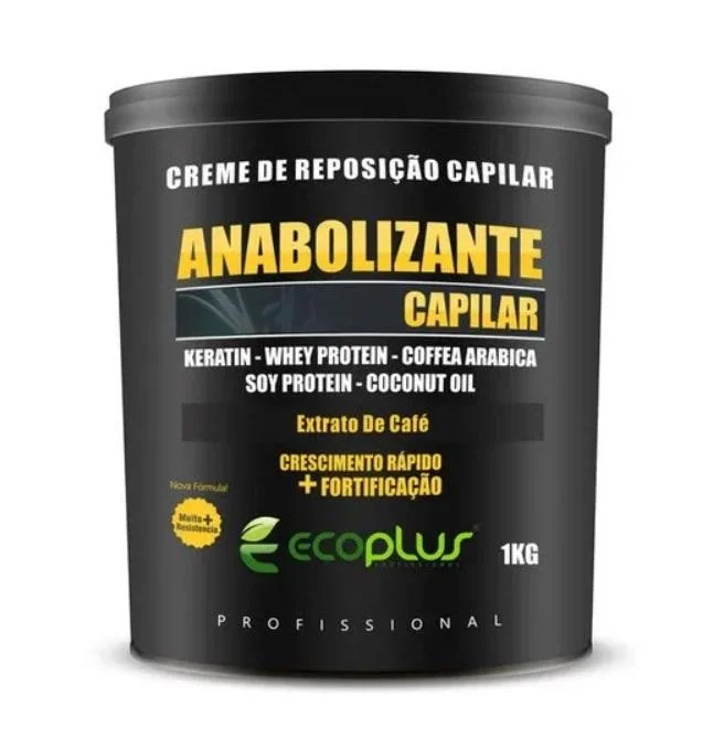 Best hair care for scalp tenderness-Anabolic Replenisher Cream Anabolizante Fortifying Growth Mask 1Kg - Ecoplus