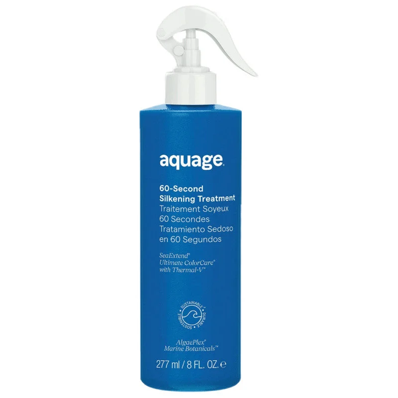 Hair care products with hyaluronic acid-Aquage Sea Extend 60 Second Silkening Treatment 8 oz