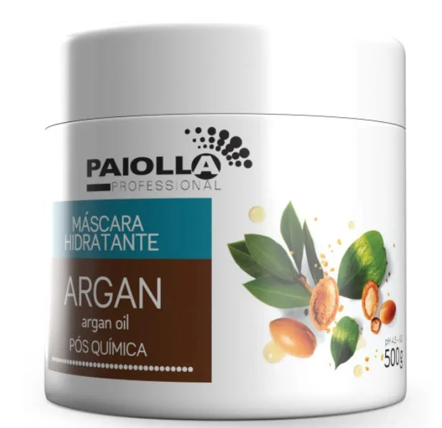 Best hair care for hair smoothness-Argan Post Chemistry Hair Revitalizing Moisture Treatment Mask 500g - Paiolla