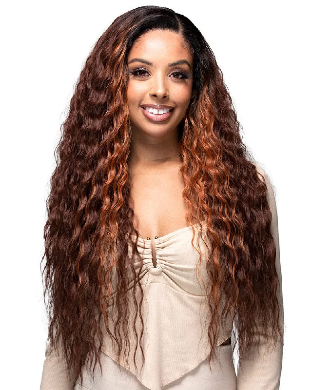 real person hair ring member ring-Beatrix | Lace Front Human Hair Blend Wig by Bobbi Boss