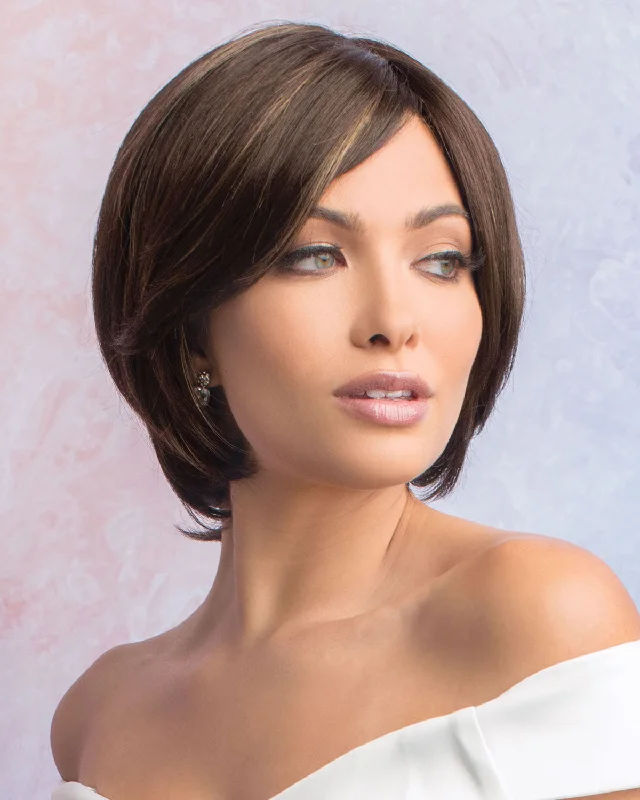 Synthetic wigs with calm blue-Becky | Monofilament Synthetic Wig by Alexander