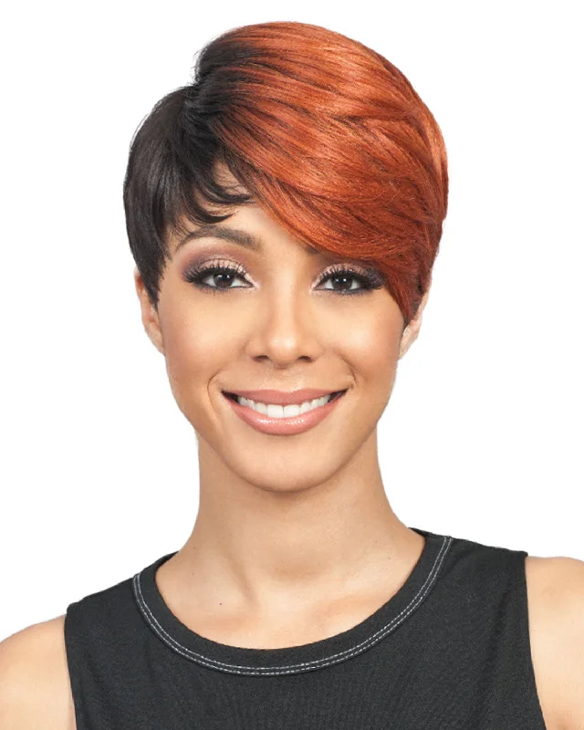 Synthetic wigs with full waves-Belva | Lace Front Synthetic Wig by Bobbi Boss