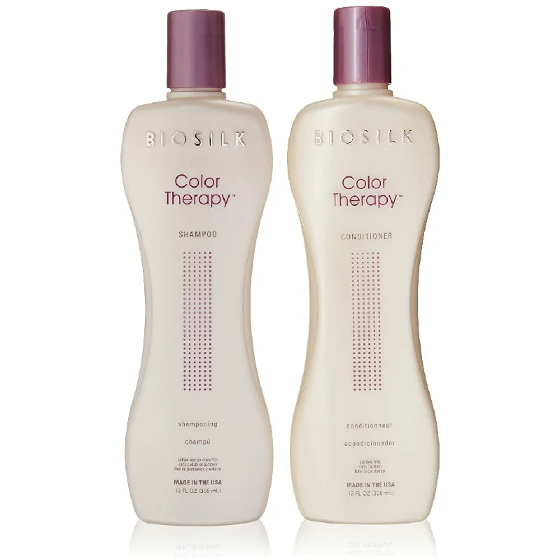 Biosilk Color Therapy Shampoo and Conditioner Duo 12 Oz