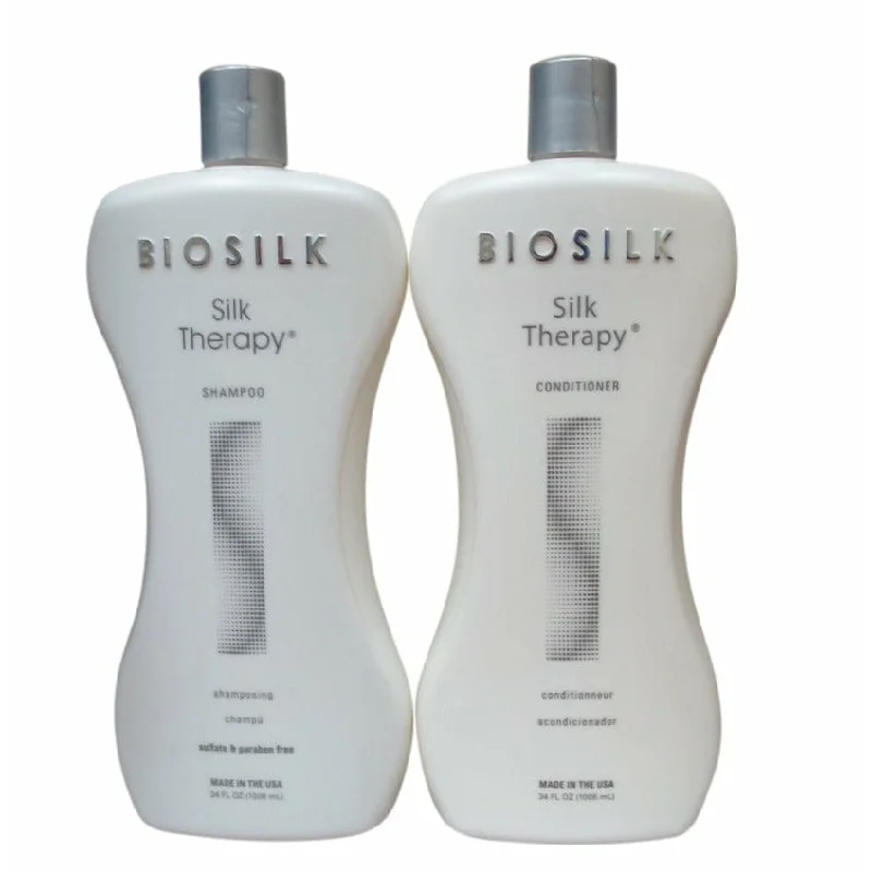 Biosilk Silk Therapy Shampoo And Conditioner 34 oz Duo