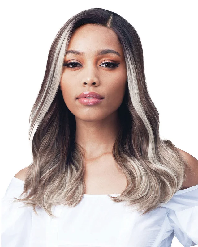 Gypsum synthetic wigs light-Calandria | Lace Front Synthetic Wig by Bobbi Boss