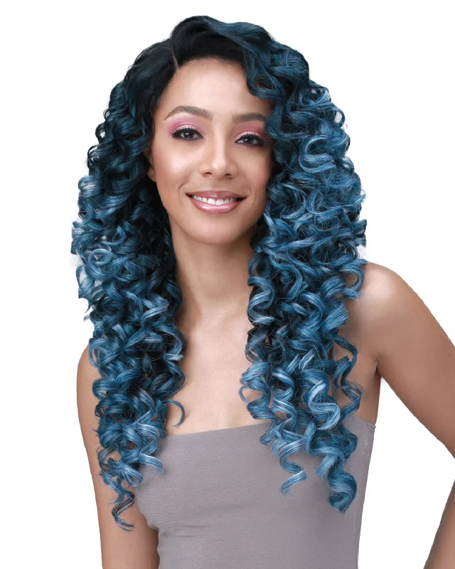 Synthetic wigs with raw waves-Candis | Lace Front Synthetic Wig by Bobbi Boss