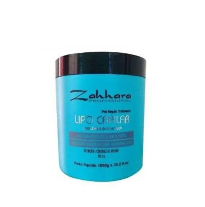 Hair care for fine tight loose hair-Capillary Lipo Pro Repair Treatment Anti Frizz Reconstruction Mask 1Kg - Zahhara