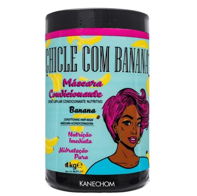 Hair care products with lychee-Chicle Gum Banana Inmmediate Hair Nutrition Conditioning Mask 1Kg - Kanechom