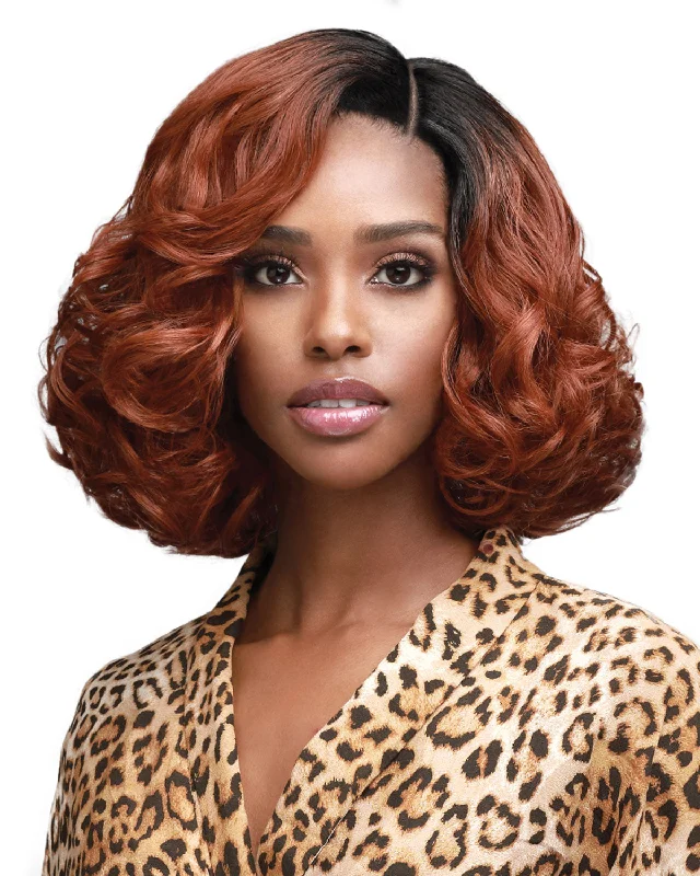 Synthetic wigs for luxe layers-Cindy | Lace Front Synthetic Wig by Bobbi Boss