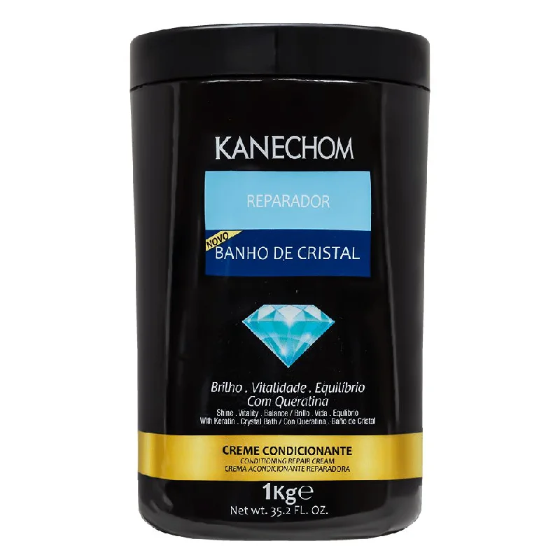 Hair care for dull kinky waves-Crystal Bath Repairing Balance Vitality Conditioning Repair Cream 1Kg - Kanechom