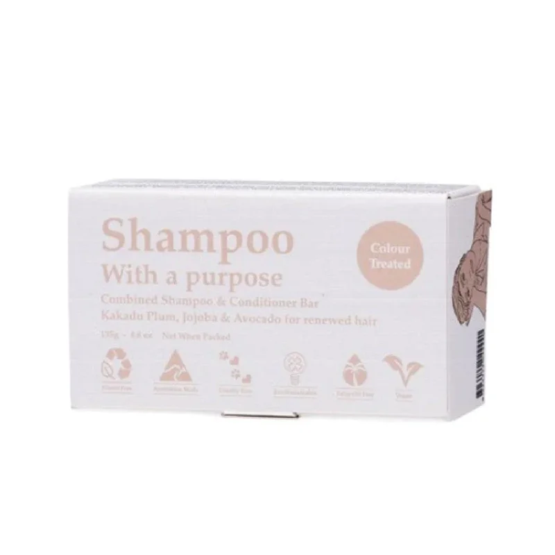 Shampoo With A Purpose Shampoo & Conditioner Bar Colour Treated 135g