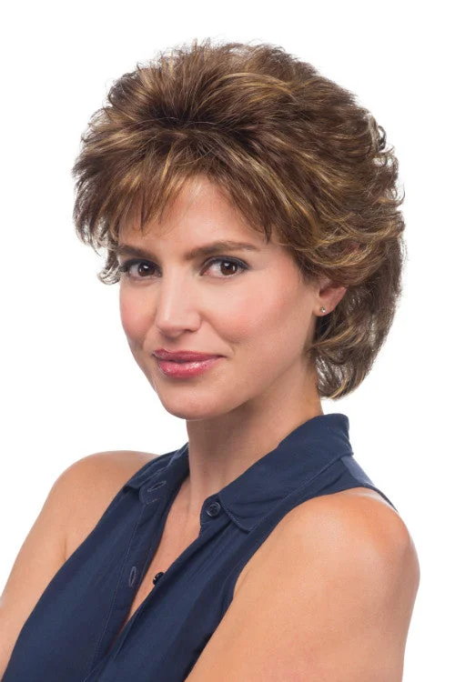 Synthetic wigs for chant cosplay-Diana Synthetic Wig By Estetica | Short, Wavy | Basic Cap