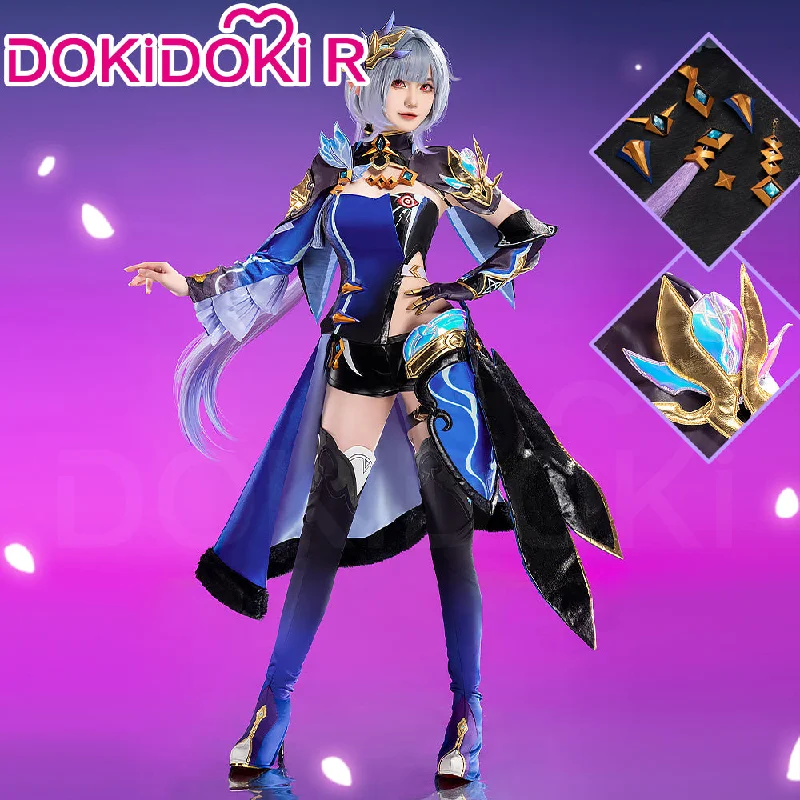 real person hair ring local ring-【In Stock】【Size S-2XL】DokiDoki-R Honkai Impact 3 Cosplay Elysia Herrscher of Human Costume / Shoes Cover / Wig