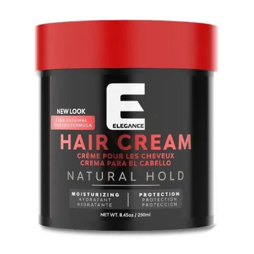 Hair care for uneven kinky hair-Elegance Hair Cream 8.4 oz