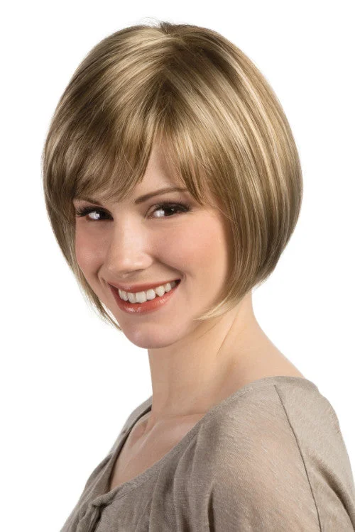 Synthetic wigs with dusk blue-Ellen Synthetic Wig By Estetica | Short, Straight | Basic Cap