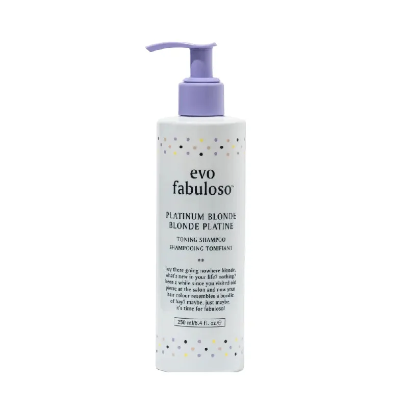 Evo Fabuloso Platinum Blonde Toning Shampoo