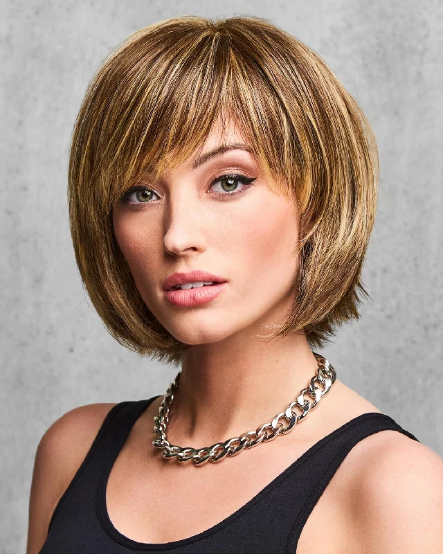 Synthetic wigs with lush texture-Flirty Fringe Bob | Synthetic Wig by Hairdo