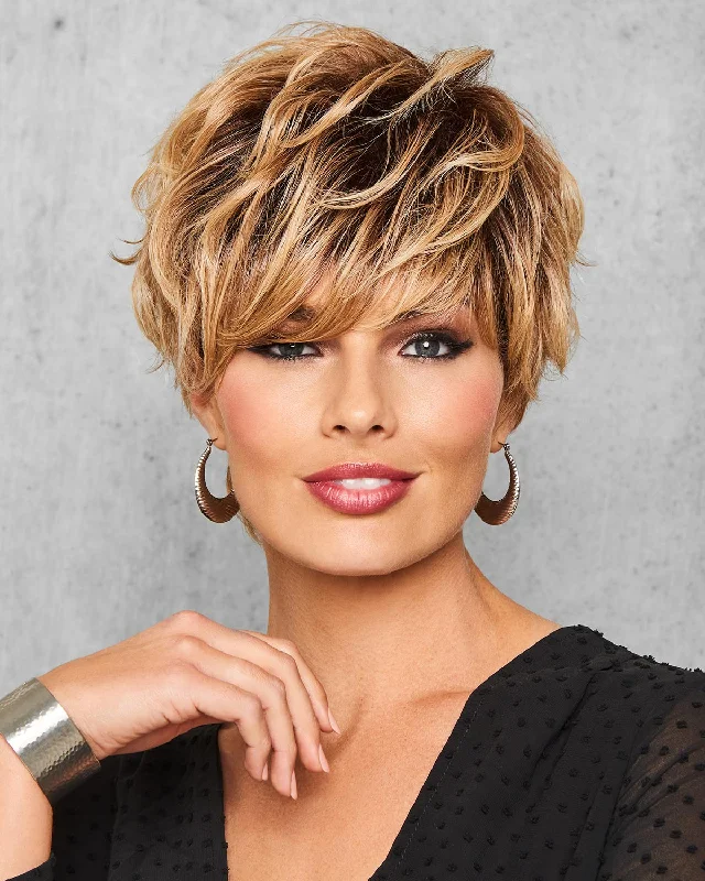 Synthetic wigs for mix cuts-Full Fringe Pixie | Synthetic Wig by Hairdo