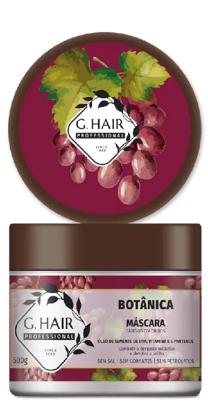 G.HAIR Botanica Grape Seed Oil & Vitamin E Mask for Colored Hair (500g/17.6oz)