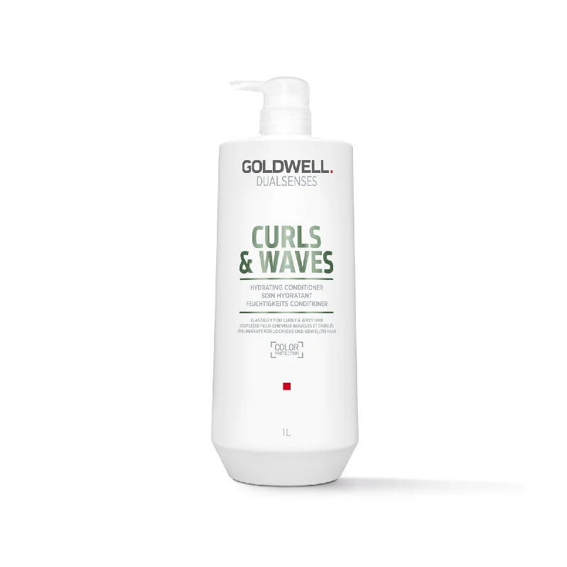 Hair care tips for evening care-Goldwell Curls & Waves Conditioner - 33oz